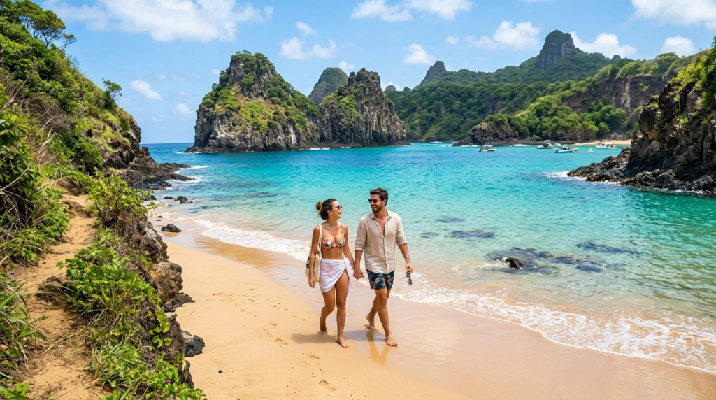Illustration of Praias Imperdíveis de Noronha: As Melhores Perto da Nossa Pousada